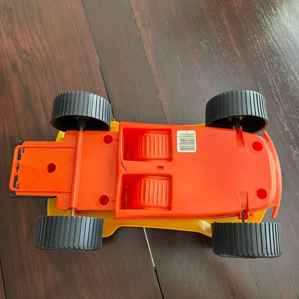 Vintage Yellow Jeep Buggy Toy‎ Car #44 Goodyear Wrangler 1970's